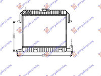 RAD. 1.8-2.0 cc -Ac/ (40x50) (Cooper) - OPEL OPEL OMEGA A 88-91, OPEL, OPEL OMEGA A 88-91, 047606305