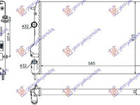 RAD. APA 1.6-BNZ. 1.5 DCI +AC (58,5x41,5x34) - DACIA LOGAN-MCV 05-08/P.UP-VAN 09-12, DACIA, DACIA LOGAN-MCV 05-08/P.UP-VAN 09-12, 036706310