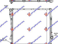 RAD. APA 3.0 BZ/DS A/TM.(59x60x2.4) BEHR - BMW X5 (E53) 00-07, BMW, BMW X5 (E53) 00-07, 031306325