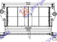 RAD.INT..2,0i-16V-1,9DCi(660x30x33)-07 - RENAULT LAGUNA 00-07, RENAULT, RENAULT LAGUNA 00-07, PEUGEOT, PEUGEOT EXPERT 07-16, Partea frontala, Radiator Intercooler, 034606200