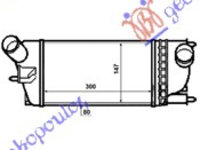 RAD.INTER.1,6-2,0HDi (300x147x76) - PEUGEOT 407 04-10, PEUGEOT, PEUGEOT 407 04-10, PEUGEOT, PEUGEOT EXPERT 07-16, Partea frontala, Radiator Intercooler, 021206200