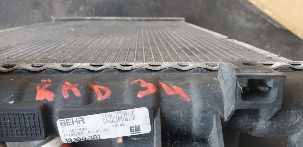 RAD34 Radiator Apa Opel Corsa