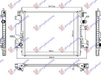 RADIATOR 0.9 TURBO BENZINA MANUAL (480x400x16) - RENAULT TWINGO 14-, RENAULT, RENAULT TWINGO 14-, 668106320