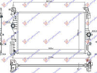 RADIATOR 1.0 TURBO BENZINA MANUAL (ENG.B10XFT 85kw) (620x369x16) - OPEL ADAM 12-, OPEL, OPEL ADAM 12-, 606006310