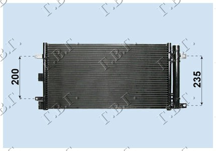 RADIATOR 1.3-1.9 JTD [57BMW X31] - FIAT FIAT DOBLO 05-09 FIAT DOBLO 05-09 024306400 024306400 46820833