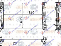 RADIATOR 1.4 TURBO (120) (61x40.5x2.6), ALFA ROMEO, ALFA ROMEO GIULIETTA 10-, 100006300