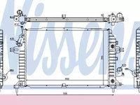 RADIATOR 1.7-1.9 CDTi 2.0i16V OPC +/-AC AUTOMAT OPEL ASTRA H 04-10 OPEL ZAFIRA 05-12 OPEL ZAFIRA TOURER 11-16