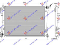 RADIATOR 2.0 CVVT BNZ. MANUAL (640x485) (KOREAN), KIA, KIA SPORTAGE 15-18, 424306360