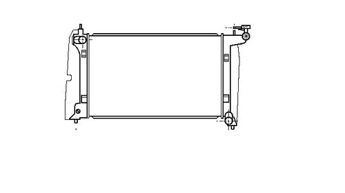 Radiator 2.0 D4DF-2.2D4D TOYOTA COROLLA SDN 1