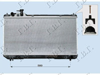 RADIATOR 2.0I 16V +/-Ac/ (35x69.3) (KOYO) - TOYOTA TOYOTA RAV 4 (XA10) 98-00, TOYOTA, TOYOTA RAV 4 (XA10) 98-00, 014606305