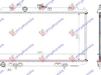 RADIATOR 2.0i 16V BENZINA +/- AC MANUAL (360x690) (TUBURI 35/35), NISSAN, NISSAN PRIMERA (P12) 02-08, 019106320