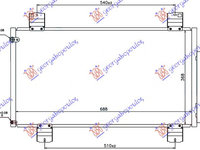 RADIATOR 2,2-2,4TDCI-2,3i +AC(76,8x38) - HONDA ACCORD 08-, HONDA, HONDA ACCORD 08-15, 011806400