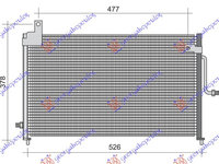 Radiator Ac/ 0 8 6v - 1 0 8v (50x30 2x2 0) - Daewoo Matiz 2000 , 96566331