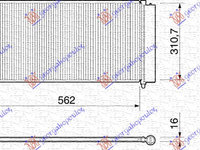 Radiator Ac/ 1 2-1 4i8/16v-1 3-1 9jtd(57x31) - Fiat Punto 2003 , 46820833