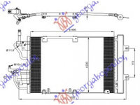 Radiator Ac/ 1 3-1 7-1 9 Cdti-2 0 Opc(49 5x3) - Opel Zafira 2005 , 1850111