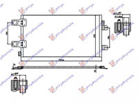 Radiator Ac/ 1 3 Cdti Diesel (420x330x16) - Opel Agila 2008 , 9531051k10