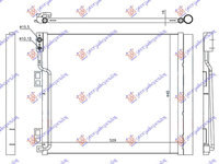 Radiator Ac/ 1 5 Dci Diesel (490x450x16) - Nissan Vanette Nv 200/Evalia 2009 , 92100-Jx51a