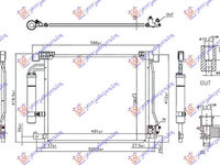 RADIATOR AC 1.5 dCi DIESEL (491x414x12) - NISSAN JUKE 10-15, NISSAN, NISSAN JUKE 10-15, 577006430