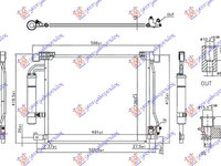 RADIATOR AC 1.5 dCi DIESEL (491x414x12) - NISSAN JUKE 15-, NISSAN, NISSAN JUKE 15-19, 577106430