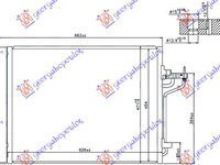RADIATOR AC 1,6i-16V-2,0ST-2,0TDCi(58.5x44 - FORD FOCUS C-MAX 10-14, FORD, FORD FOCUS C-MAX 10-14, 321006420