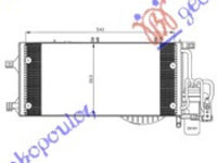 RADIATOR Ac/ 1.7 CDTI (54x26) -03 - OPEL COMBO 00-12, OPEL, OPEL COMBO 00-12, 028606425