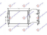 Radiator Ac/ 1 9 Dci Auto/2 0 Dci Manual/Auto Diesel (625x415x12) - Renault Megane Cabrio 2006 , 8200325004