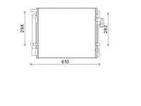 Radiator AC 2.0-2.2 CRDi KIA SORENTO 2010,2011,2012,2013,2014,2015,2016 cod 97606-2P000