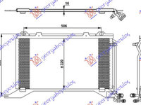 Radiator Ac/ 2 0compr-2 0-2 2cdi (57x32) - Mercedes E Class (W210)1996 1997 , 2108300370