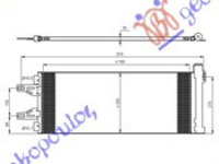 Radiator Ac/ 2 2-2 3-3 0 D Hd? (71x29 7x16) - Fiat Ducato 2006 , 6455ep