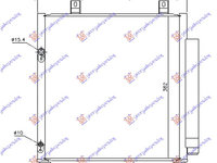 RADIATOR AC (365x380x16) - MITSUBISHI SPACE STAR 13-16, MITSUBISHI, MITSUBISHI SPACE STAR 13-16, 557006400