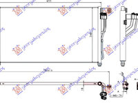 RADIATOR Ac/ (61x35) 1.4i-1.6i 16V - HYUNDAI ACCENT SDN 06-11, HYUNDAI, HYUNDAI ACCENT SDN 06-11, 026406400