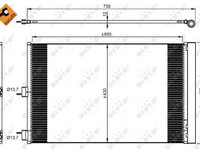 Radiator AC A 45 AMG (65x43x12) MERCEDES A CLASS (W176) 12-15