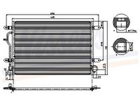 RADIATOR AC AUDI A4 AN FAB 01- 05 -produs nou