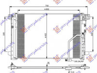 Radiator Ac/ Benz-Dsl (61x42x1 6) - Mercedes Cls (W218) Coupe 2010 , 2045000254