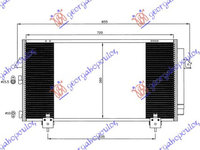 Radiator Ac/ Benzina-Diesel (730x400x16) - Toyota Rav 4 (Xa20) 2000 , 8846042070