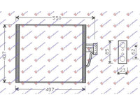 Radiator Ac Benzina-Diesel 97-04 (47x43,2) pentru Bmw Series 5 (E39) 96-02