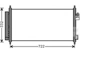 Radiator AC benzina HONDA JAZZ 2011,2012,2013,2014,2015 cod 80110-TF0G01/G02