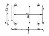 RADIATOR AC citroen c4 - produs nou