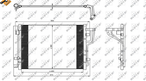 Radiator AC Clima Kia Ceed 1 2007 2008 2009 2