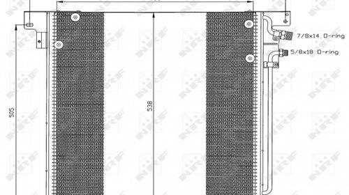 Radiator AC Clima Mercedes-Benz Citaro Evobus 35305 11-541-858