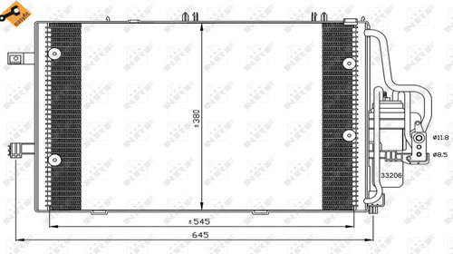 Radiator AC Clima Opel Combo C 2001 2002 2003