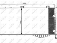 Radiator AC Clima Opel Combo C (facelift) 2005 2006 2007 2008 2009 2010 2011 Tour Tramp minivan 5-usi 1.3 CDTI Easytronic (75 hp) 35531 11-523-947