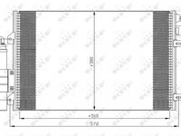 Radiator AC Clima Renault Clio 2 (facelift) 2001 2002 2003 2004 2005 Symbol Sedan 1.4 AT (98 hp) 35771 11-523-958