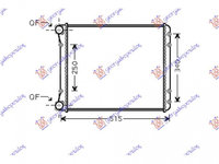 Radiator Ac/ -Diesel (47x41x16) - Audi A2 2000 , 8z0260403b