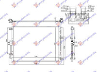 RADIATOR AC DIESEL (480x400x12) - KIA SOUL 13-16, KIA, KIA SOUL 13-16, 422206420