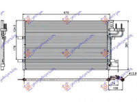 Radiator Ac/ -Diesel (62 8x37 4x1 6) - Ford Focus 2004 , 1234248