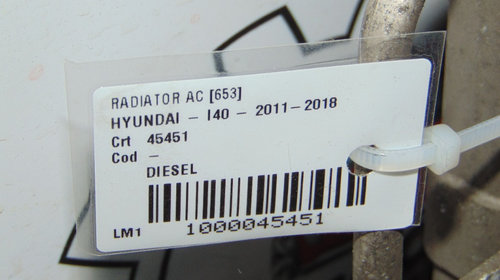 Radiator AC Hyundai I40 din 2014 Diesel