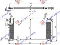 Radiator Ac/ Model (64 5x30 4x1 8) - Suzuki Liana 2001 , 95310-54g01