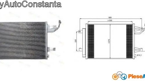 Radiator AC pentru Smart FORTWO , FORFOUR (DU