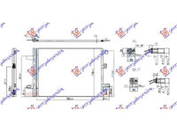 Radiator Ac Toate Modelele Benzina-Diesel (570x430x12) pentru Mercedes,Mercedes Cla (C118)/Cla Shooting Brake (X118) 19-